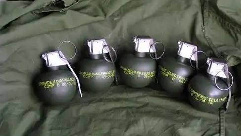 美国m57式杀伤手榴弹