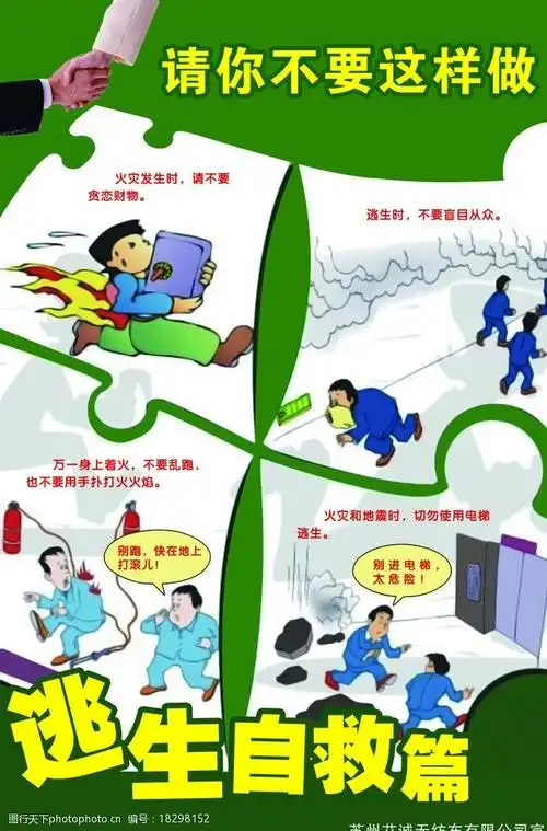 消防安全知识展板图片