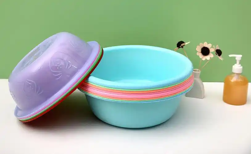 厂家直销批发优质金来塑业40远祥摔不烂塑料洗脸盆家用盆