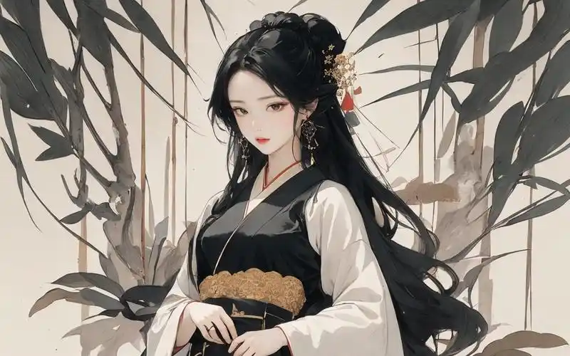 国风美女(竖屏版,水墨风)|ai绘画(附图包,可读取tag和lora信息)