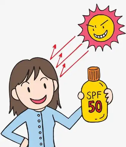 关键词 : 漫画,防晒霜,太阳,照射,寓意漫画