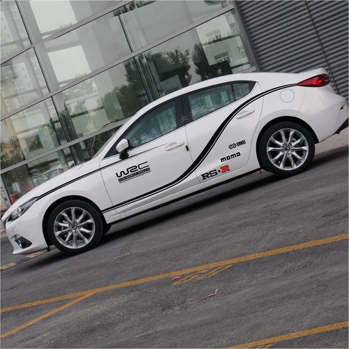 吉利帝豪ec7金刚远景自由舰gx7汽车改装腰线拉花车贴全车装饰贴纸