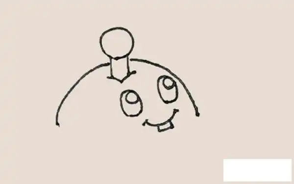 土豆地雷简笔画的画法步骤图