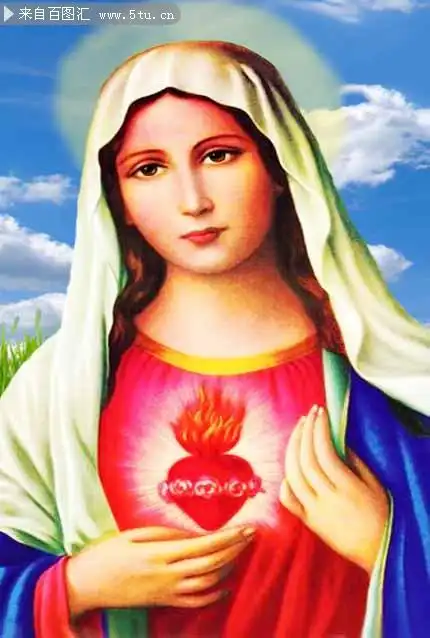 天主教圣像圣母圣心