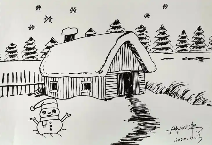 快乐星期天—下雪了