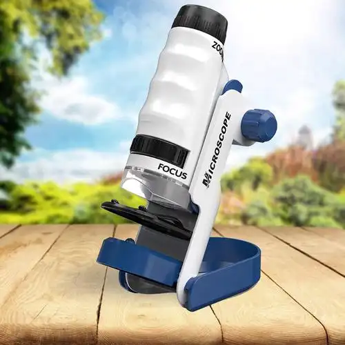 儿童显微镜手持达尔文10000倍家用科学罐头便携式小学生科学实验