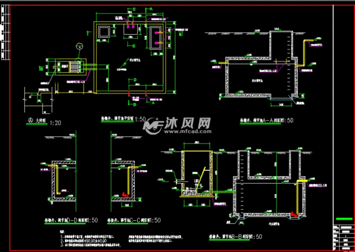 某小型雨污水处理工程图纸