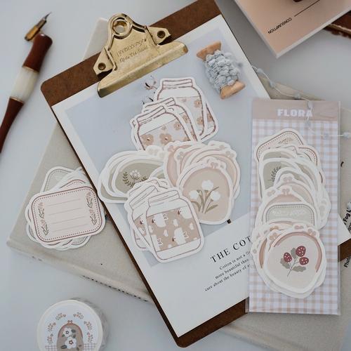 第九季慕洛便签手帐素材可书写特种纸百搭轻复古盐系清新栖柒屿