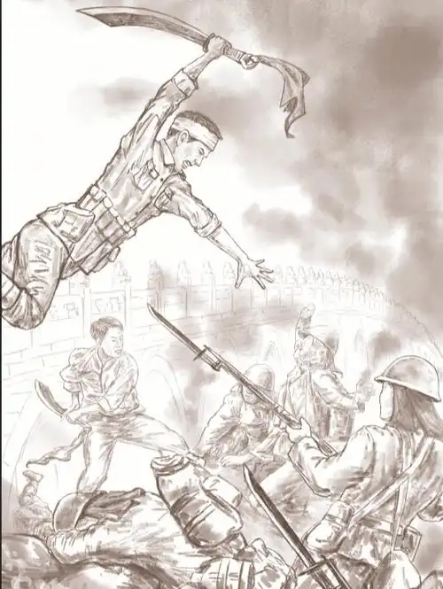 抗战题材插画搞起来