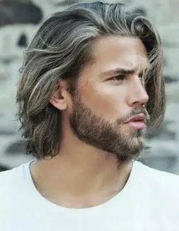 男士长发_最新男士长发_男士长发图片_ 男士发型 _发型站