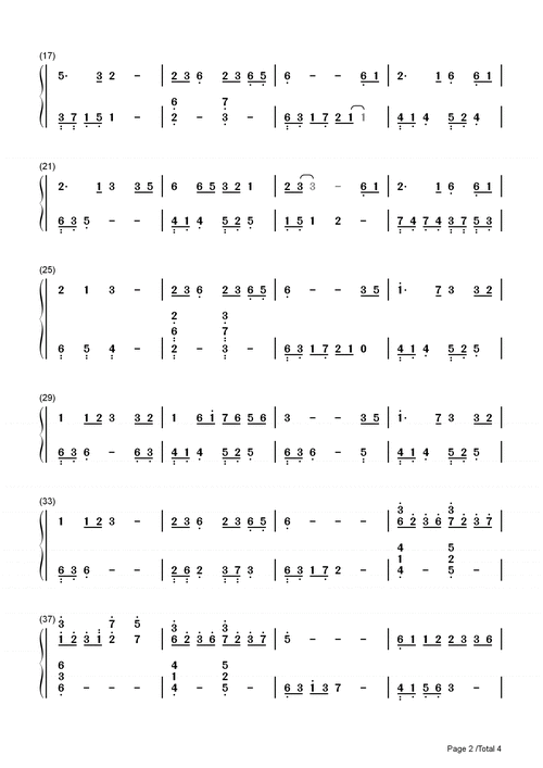 大鱼简谱c调钢琴