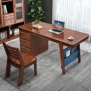储物柜实木写字台电脑桌