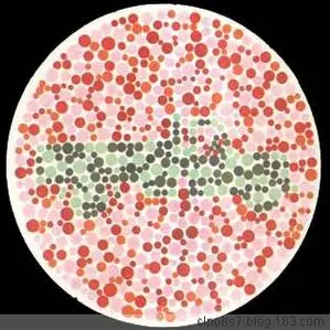 能力近于红绿色盲;但物质色深,鲜明且照明度佳时,其辨色能力接近正常