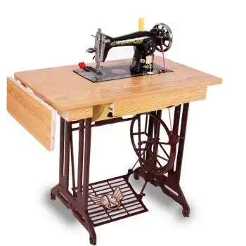 荣庚 家用台式脚踏缝纫机老式正宗上海飞人蜜蜂裁缝吃厚可电动衣车 黑