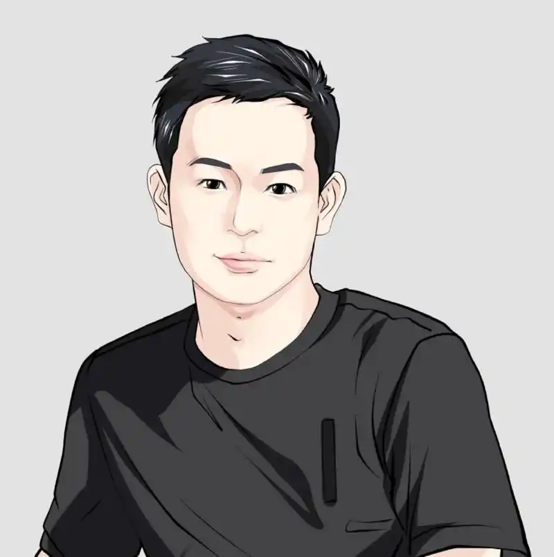 男士真人手绘卡通漫画头像 成熟稳重 手绘的动漫男士头像 年轻减龄 又