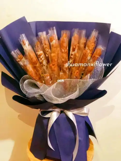 把你的心我的心串一串#羊肉串花束 #成都花店