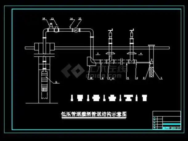 低压管道结构示意图