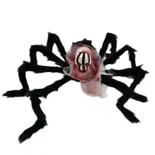 behogar realistic scary creepy skull spider toy f
