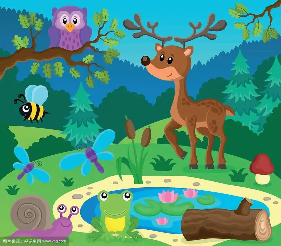 森林动物主题图片