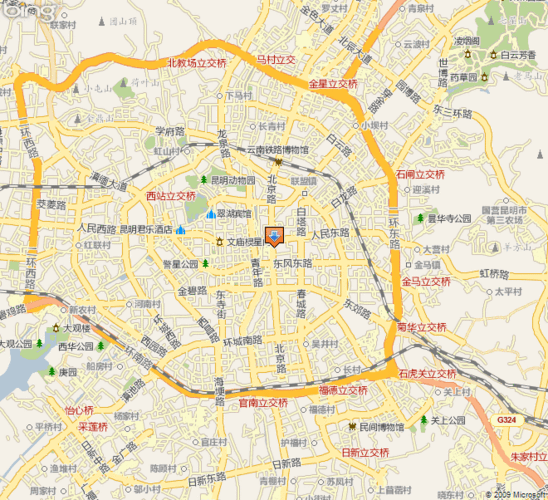 昆明市盘龙区地图