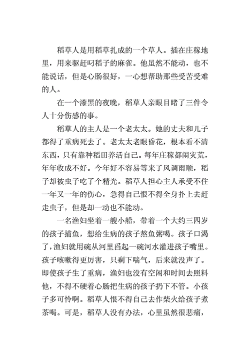 稻草人精彩读书笔记docx6页