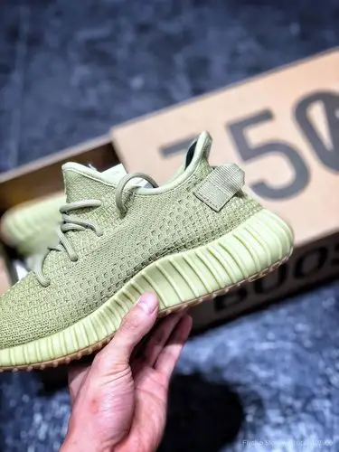 外贸巴斯夫adidas yeezy boost 350v2 椰子 硫磺 抹茶绿 fy5346