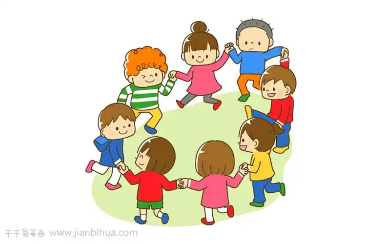 幼儿园场景简笔画带你追忆童年