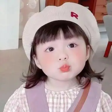 可爱萌娃头 当然要拍照记录啦 又_微信头像_我要个性网
