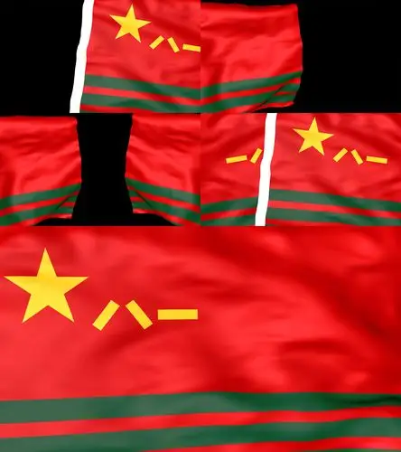 2款武警军旗转场带通道