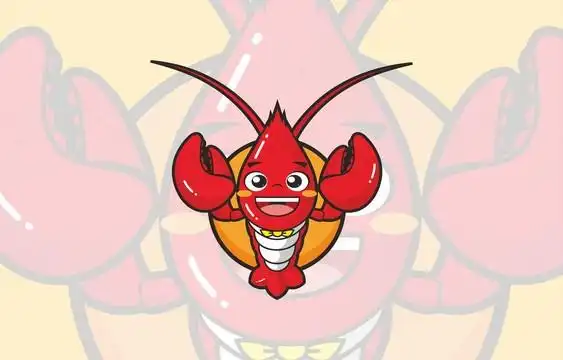 卡通龙虾图片