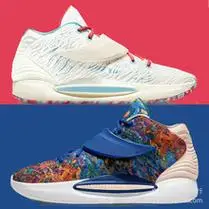 杜兰特14篮球鞋男kd14美国队女13实战12全明星鸳鸯黑白绿扎染实战