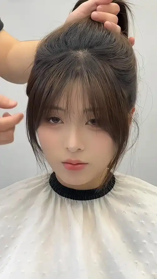 修容减龄法式刘海