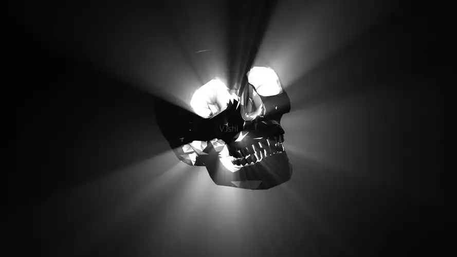 恐怖 诡异 骷髅头 说话 万圣节 鬼怪