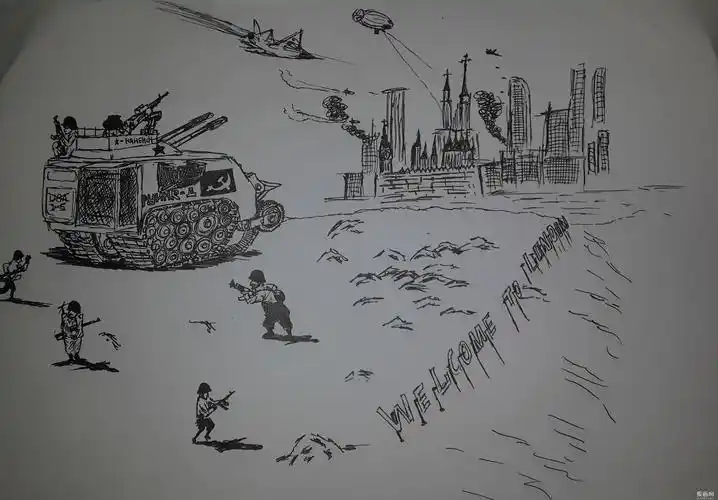 朱世龙战争场景系列