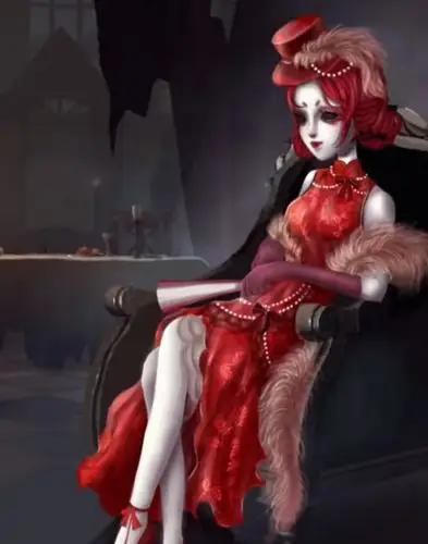 自己随手画的红蝶皮肤~终于让蝶蝶漏腿啦,可以向我提建议噢