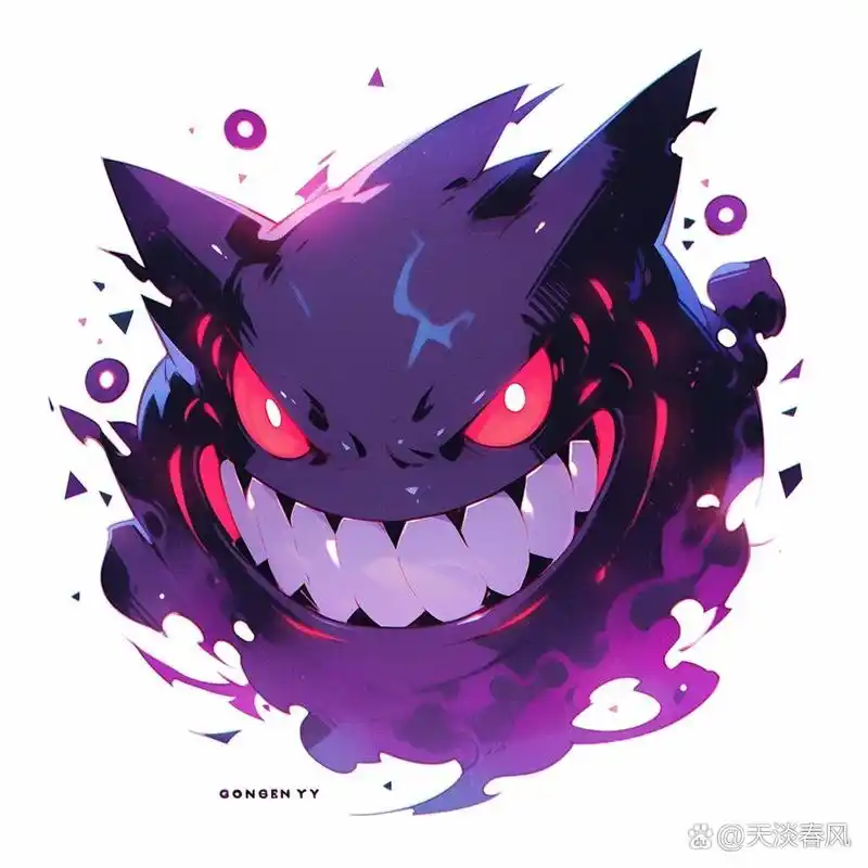 宝可梦丨鬼斯丨耿鬼丨头像丨一