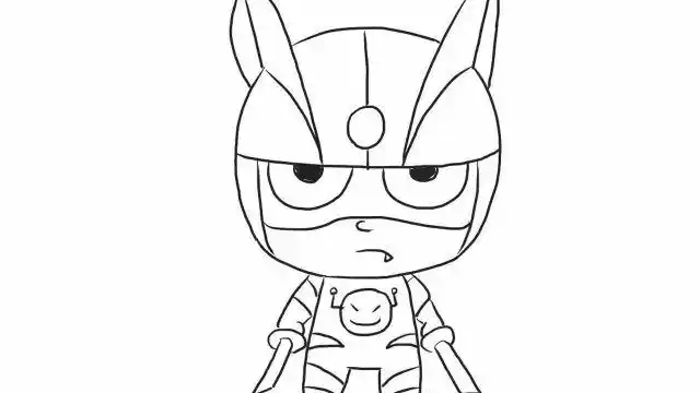 开心宝贝之小心超人幼儿亲子简笔画宝宝轻松学画画