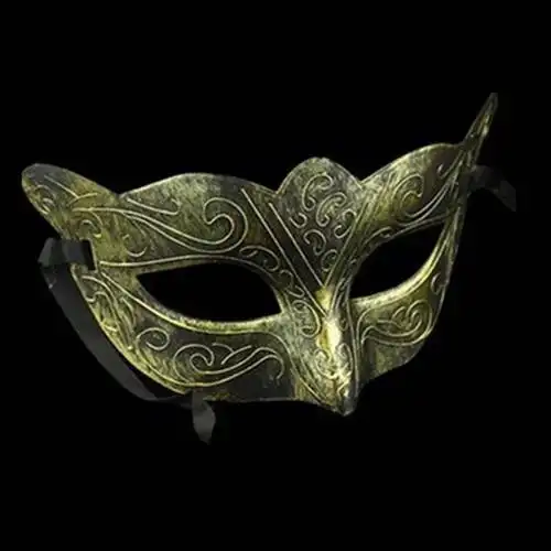 现货直发货万圣节成人舞会派对面具男复古爵士半脸面具半脸面具女批发