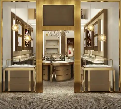 珠宝柜台摆放的正确方法_凡路展柜厂