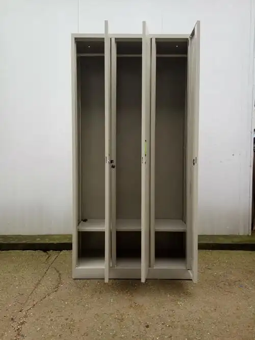厂家定做更衣柜 推拉式二门更衣柜 铁皮储物存包柜厂家直销