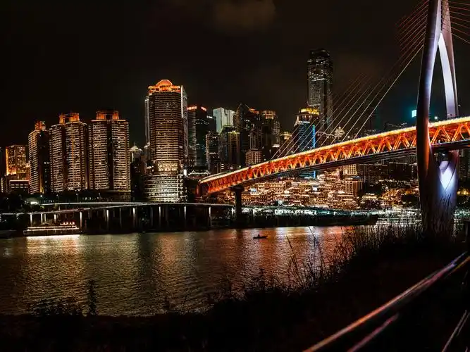 重庆全景夜色,洪崖洞还真是出片