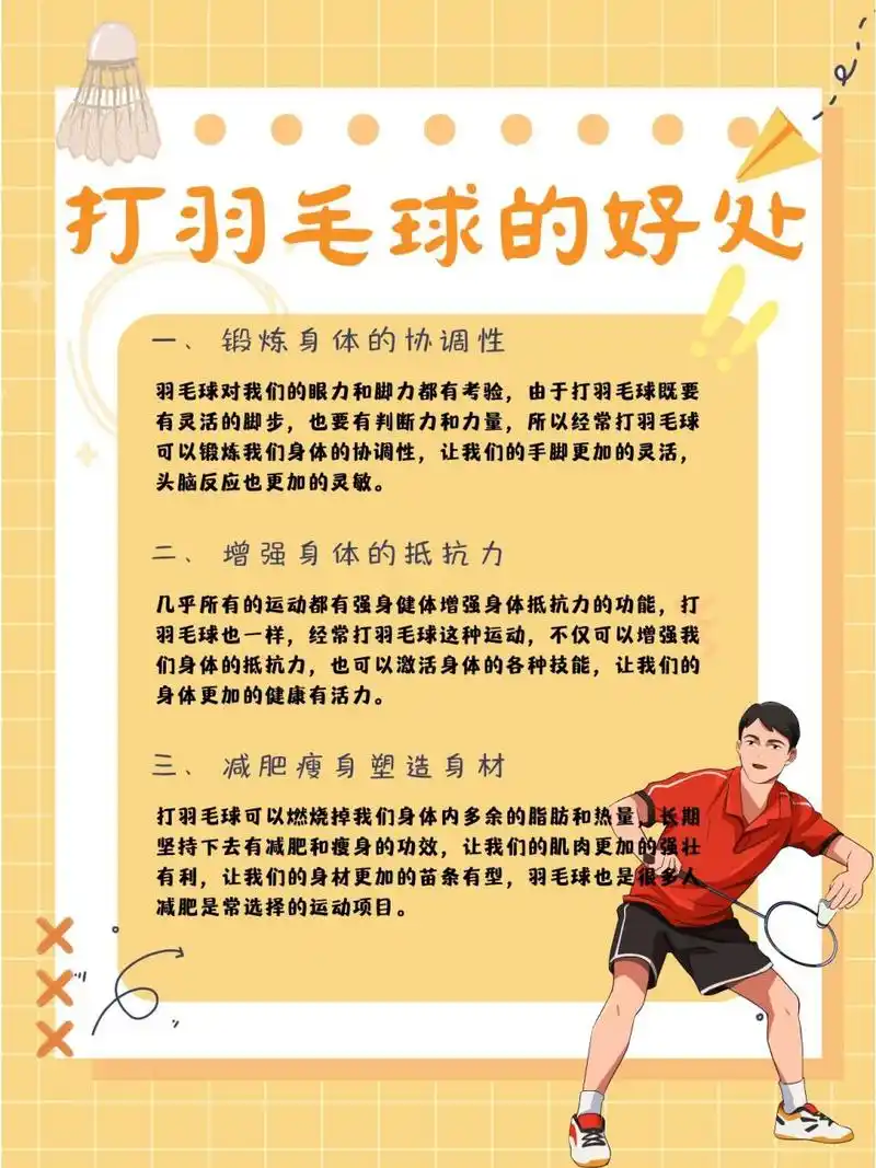 很多小伙伴都是打羽毛球的爱好者,但是都不太了解打羽毛球的具体掖Ζ