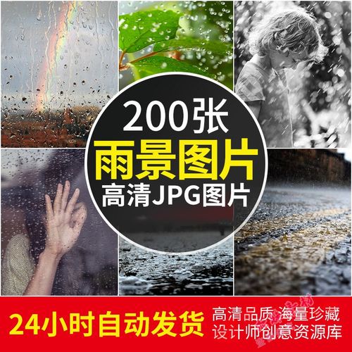 高清大图雨景图片 下雨天雨滴玻璃水珠唯美摄影电脑护眼壁纸素材