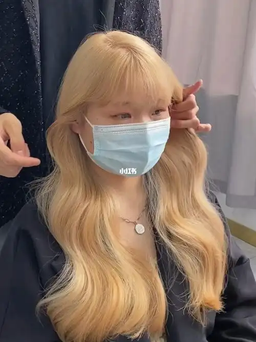 女团发色白金色05