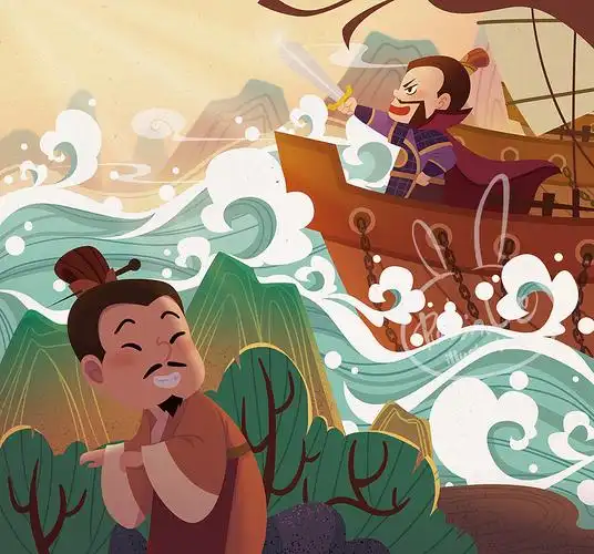 [原创][儿童插画]赤壁之战|插画|儿童插画|rabinl - 原创作品 - 站酷