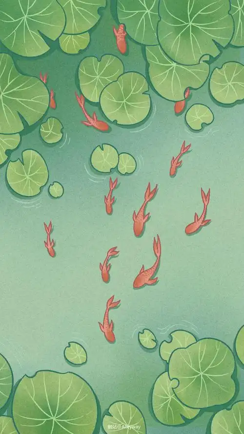 锦鲤护眼手机壁纸