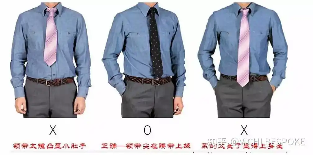 下面介绍了领带的几种常见打法,快码住～五:关于方巾方巾看起来微不足