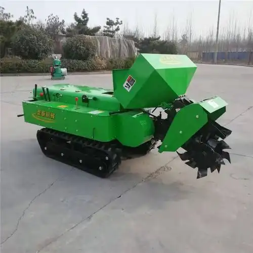 农用自走式开沟机 开沟机小型 开沟机视频