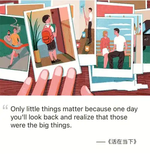 all that mattered was the serenity of the moment .