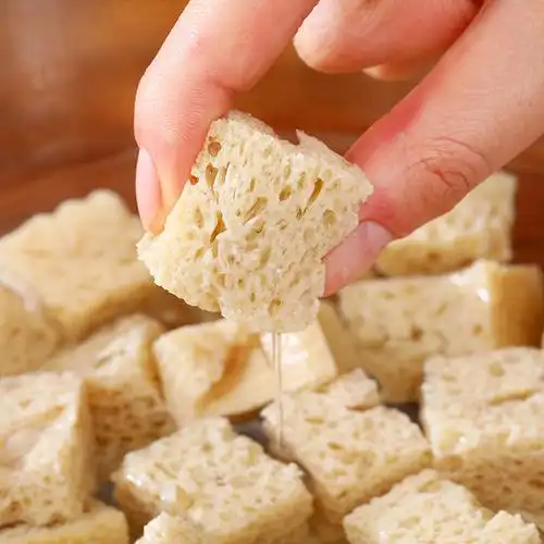 凉皮专用干面筋块免切烤麸丁免煮素肉商用凉拌麻辣烫火锅干货食材